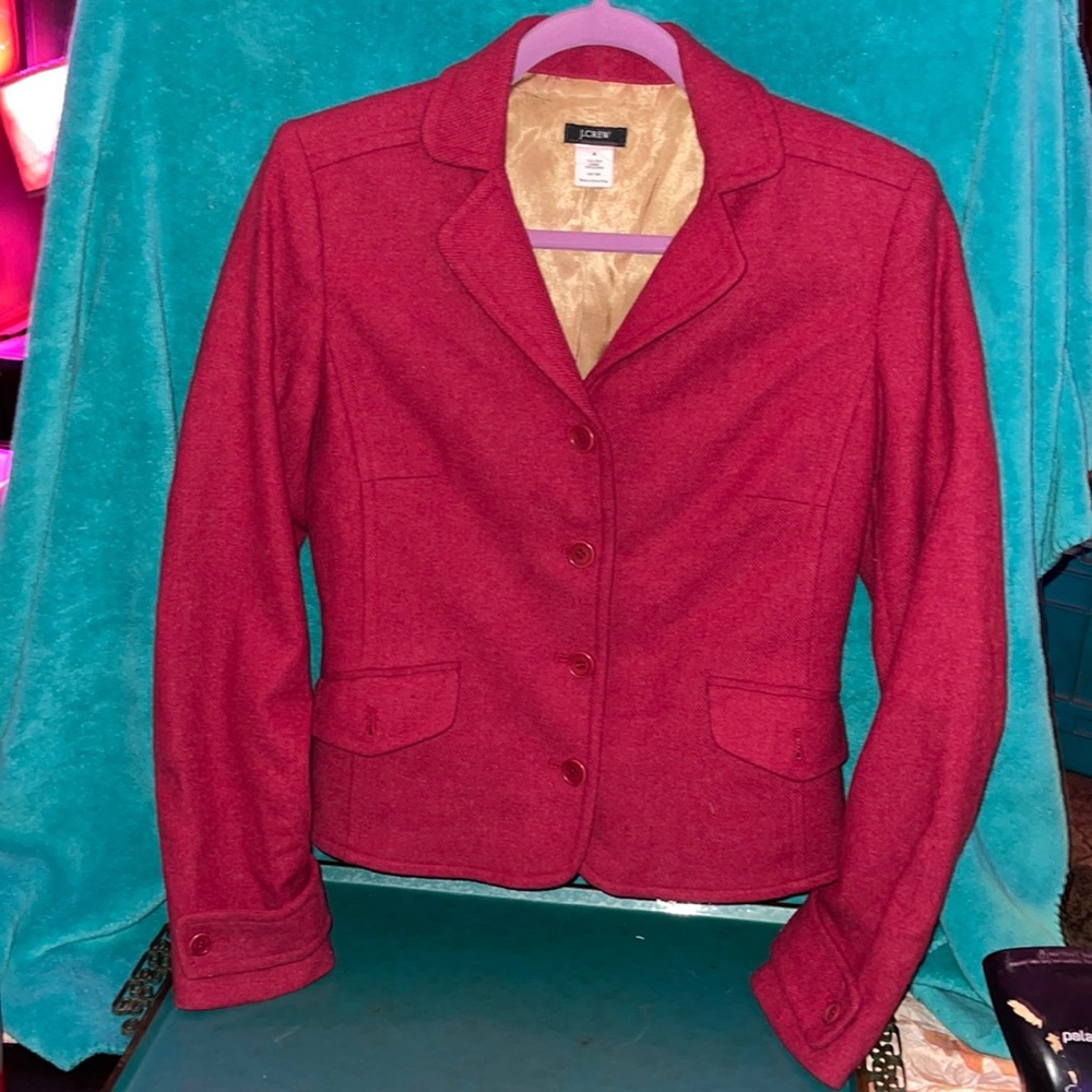 J. Crew woman’s Blazer-Jacket, red